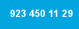 923 450 11 29 923 450 11 29